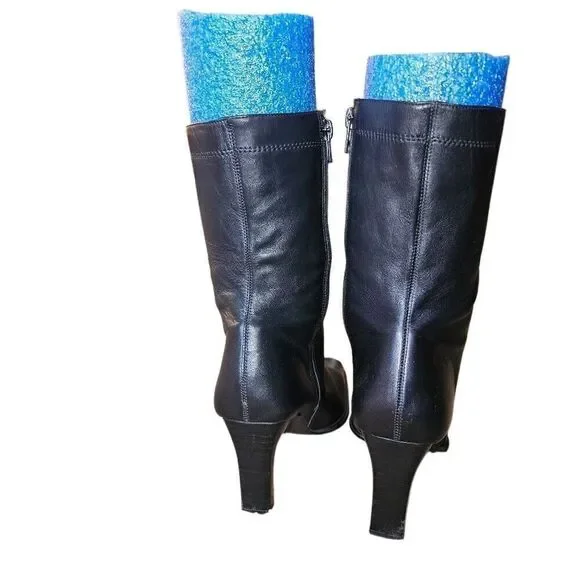 Elegant Black Ankle Boots - Picture 10 of 13